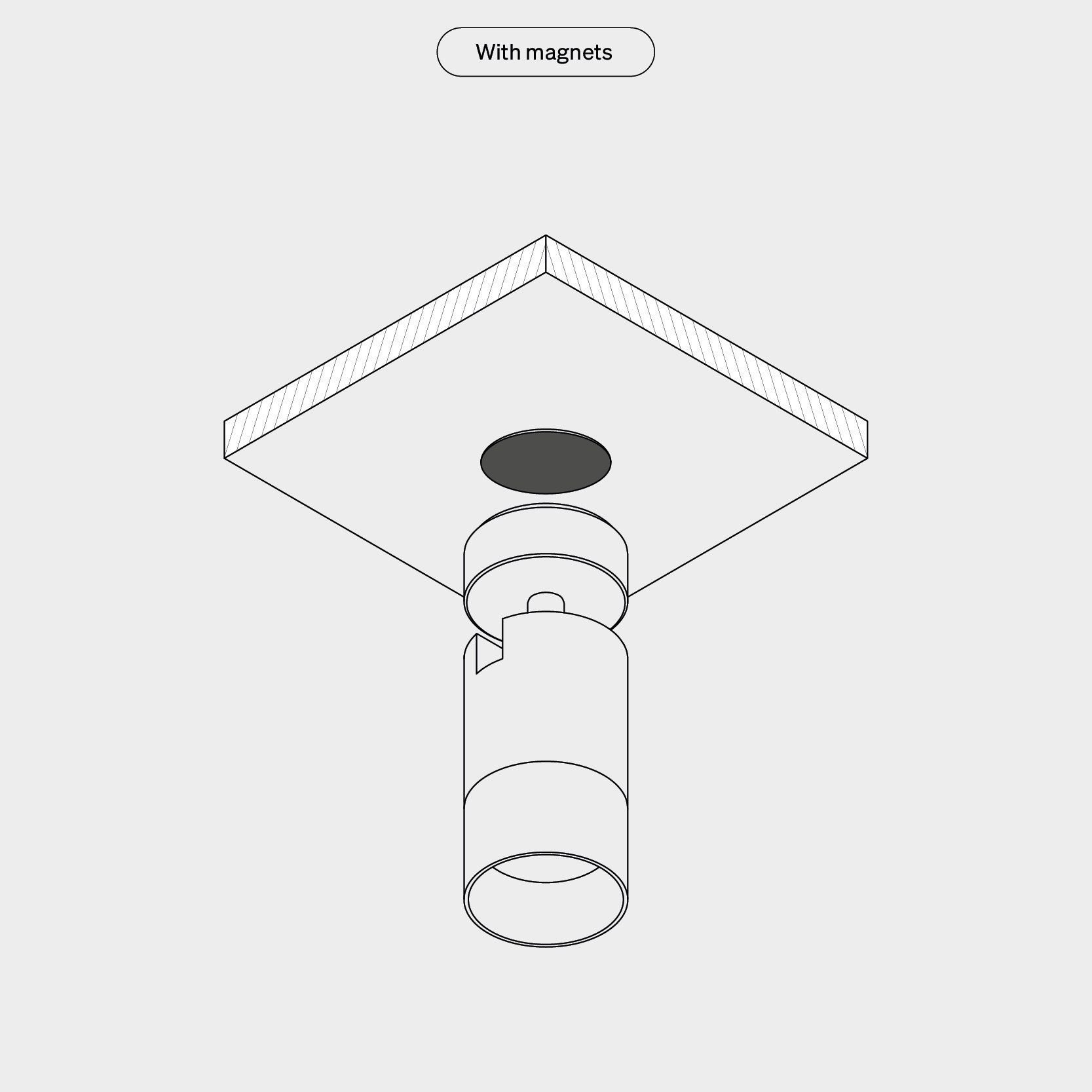 Play Surface — With magnets — drawing